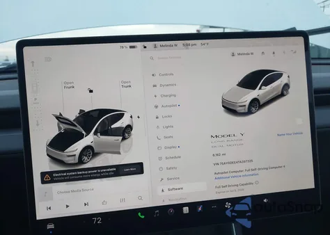 2026 Tesla Model Y Long Range Dual Motor All-Wheel Drive/Long Range Launch Series из США, поврежденный, VIN 7SAYGDEE4TA397325